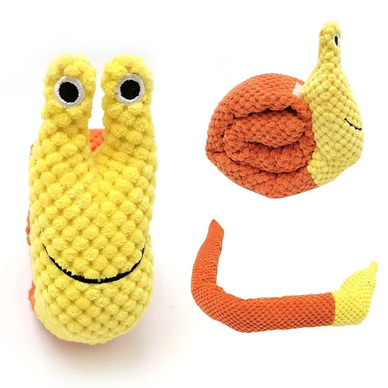 Yellow Snail Squishy Toy