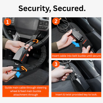 SteelGuard Steering Wheel Lock
