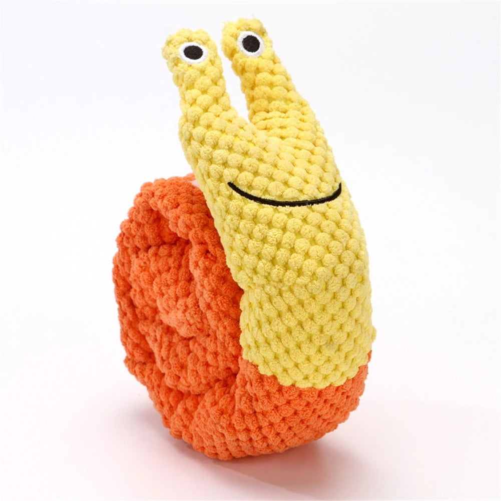 Yellow Snail Squishy Toy
